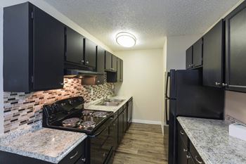 Dark Kitchen Cabinetry at The Montecito, Colorado Springs, Colorado